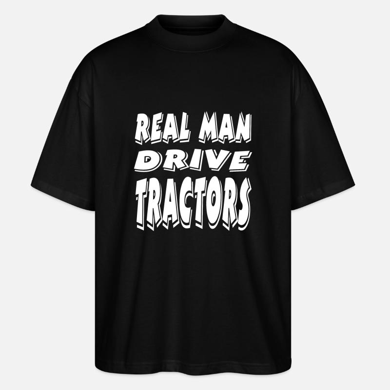 Tractor - Stanley/Stella Oversized Unisex Organic T-shirt Blaster 2.0 - black