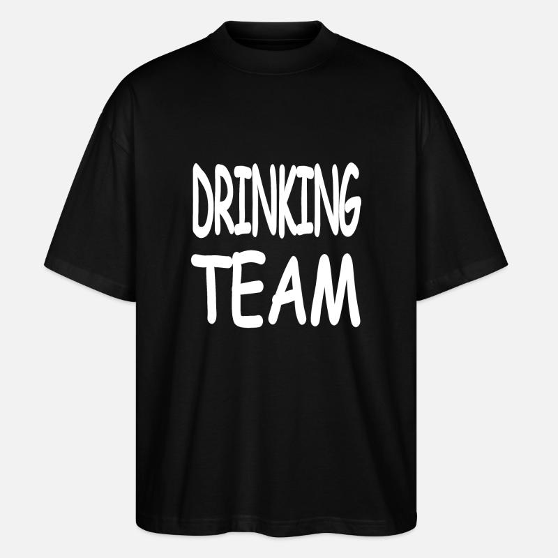 Bier - Stanley/Stella Oversized Unisex Bio T-Shirt Blaster 2.0 - Schwarz