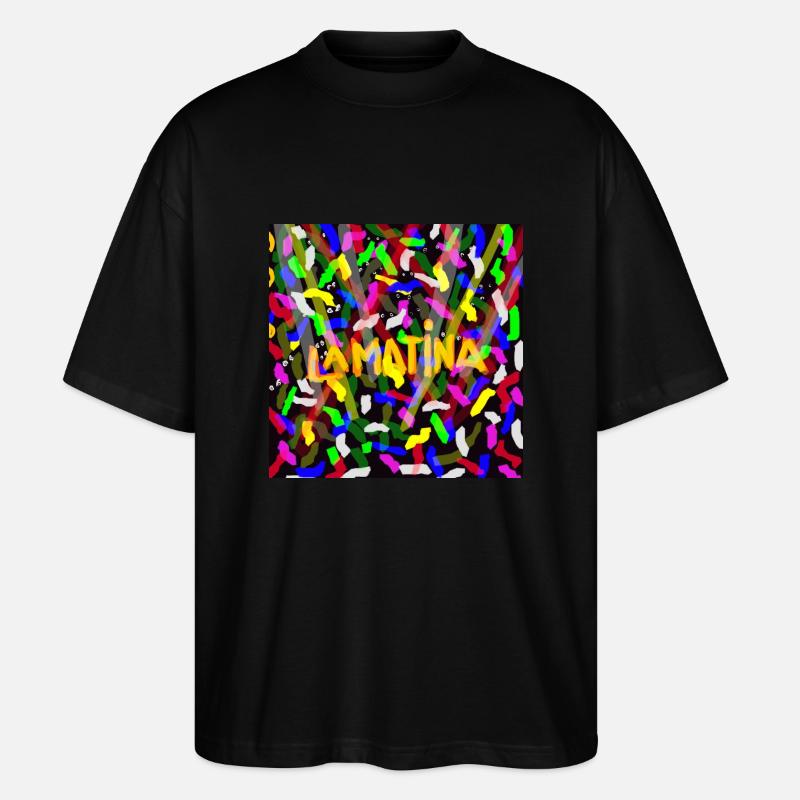 DIE MATINE - Stanley/Stella Oversized Unisex Bio T-Shirt Blaster 2.0 - Schwarz