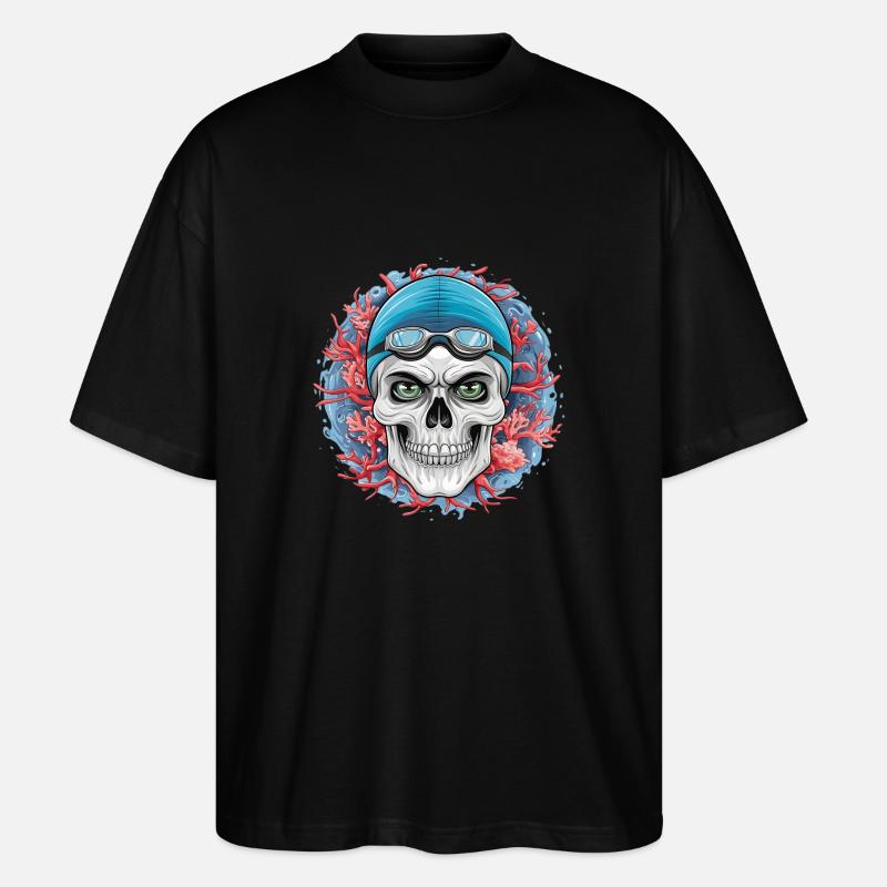 Dive into the Unknown! - Stanley/Stella Oversized Unisex Organic T-shirt Blaster 2.0 - black