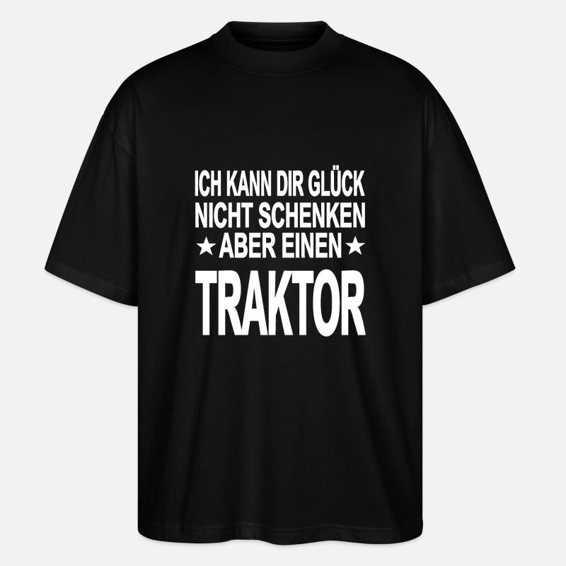 Traktor - Stanley/Stella Oversized Unisex Bio T-Shirt Blaster 2.0 - Schwarz