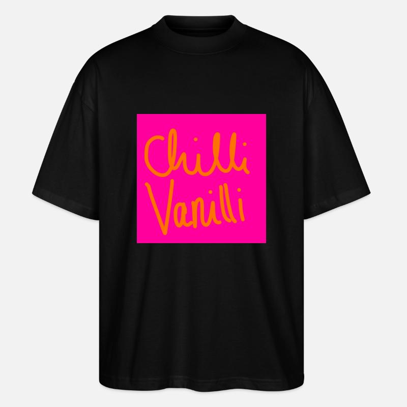 Chilli Vanilli - Stanley/Stella Oversized Unisex Bio T-Shirt Blaster 2.0 - Schwarz