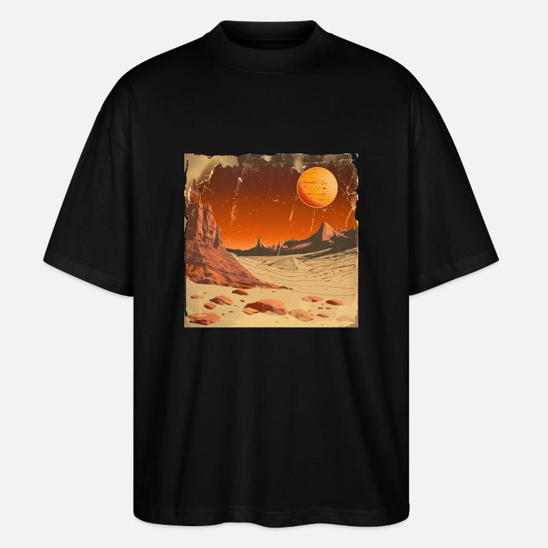 Mars - T-shirt bio Blaster 2.0 coupe oversize Stanley/Stella Unisexe - noir