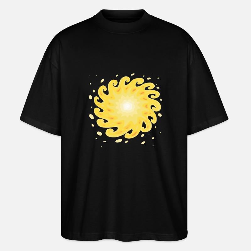 Sun at its zenith - Stanley/Stella Oversized Unisex Organic T-shirt Blaster 2.0 - black