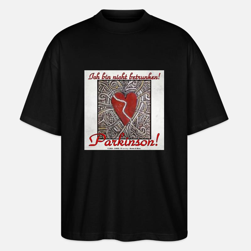 Parkinson! - Stanley/Stella Oversized Unisex Bio T-Shirt Blaster 2.0 - Schwarz