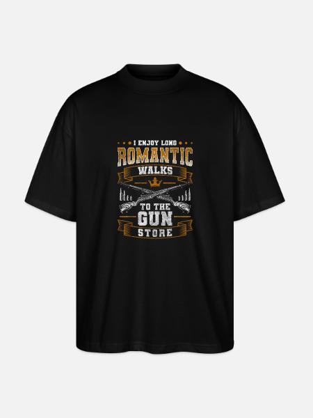 Gun Club Shooter Hunting Firearm - Stanley/Stella Oversized Unisex Organic T-shirt Blaster 2.0 - black