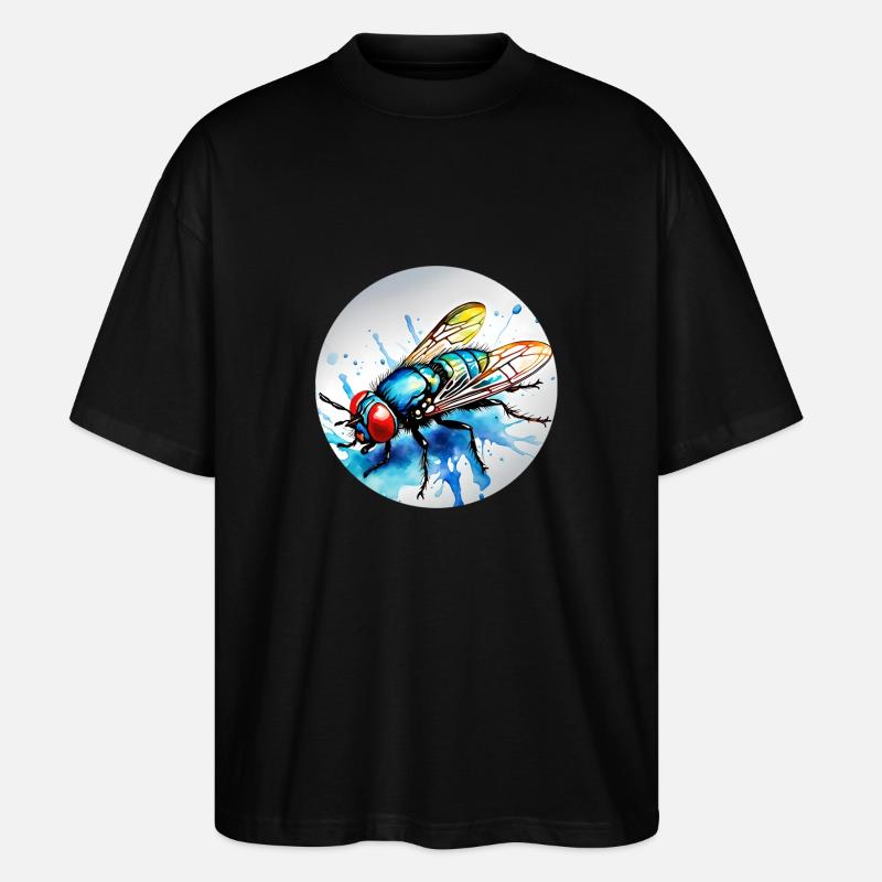 Fliege rund - Stanley/Stella Oversized Unisex Bio T-Shirt Blaster 2.0 - Schwarz