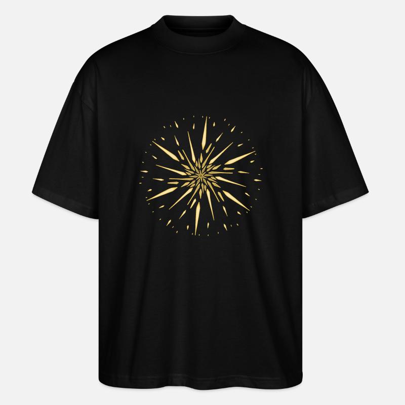 Sonnenstrahlen - Stanley/Stella Oversized Unisex Bio T-Shirt Blaster 2.0 - Schwarz