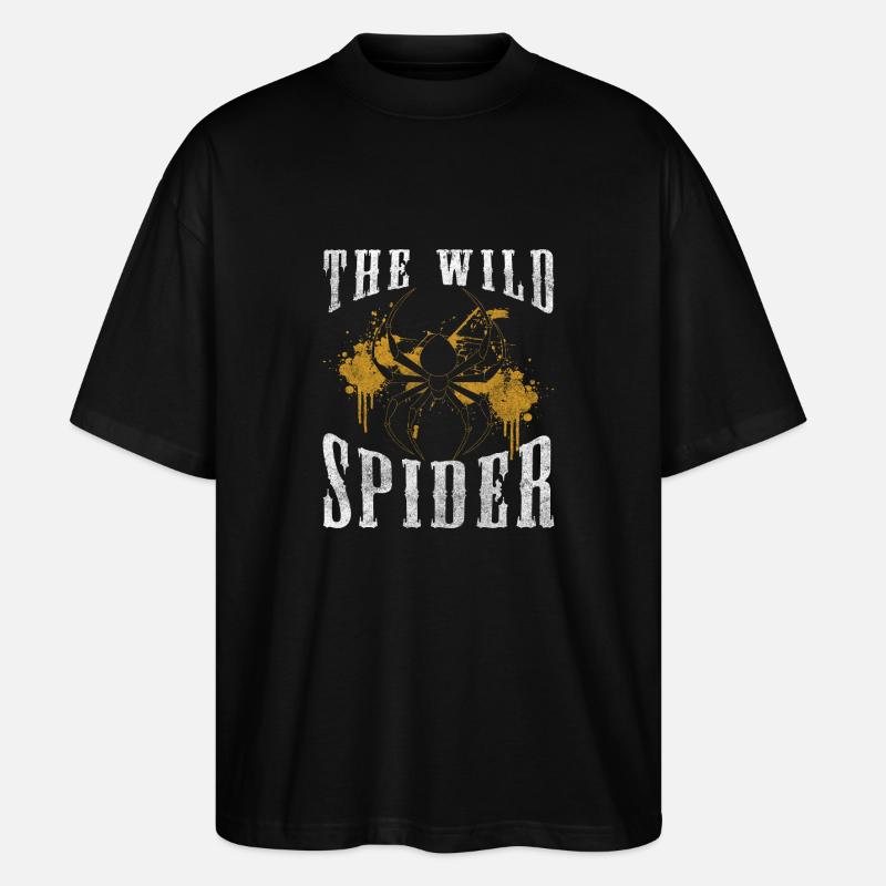Toile d’araignée, arachnides, poison, peur - T-shirt bio Blaster 2.0 coupe oversize Stanley/Stella Unisexe - noir