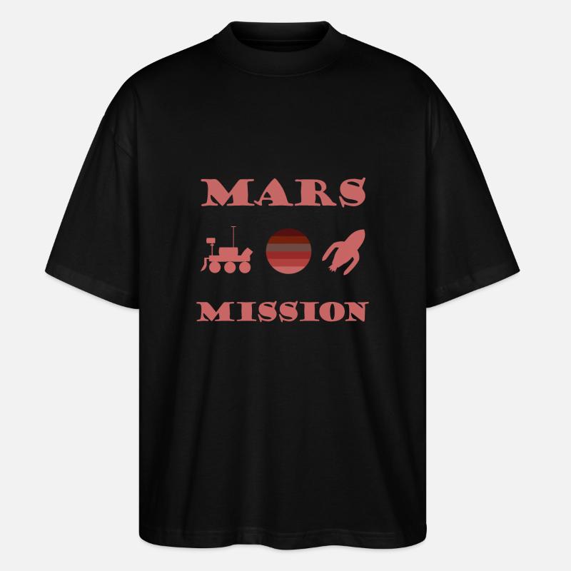 L’expédition dans l’espace - T-shirt bio Blaster 2.0 coupe oversize Stanley/Stella Unisexe - noir