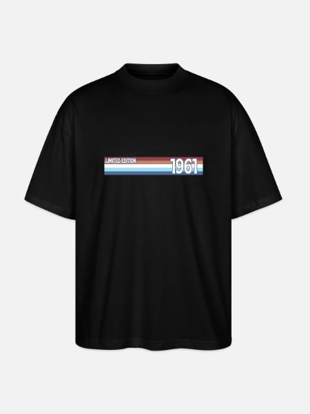 Retro 1961 Limited Edition - Stanley/Stella Oversized Unisex Organic T-shirt Blaster 2.0 - black