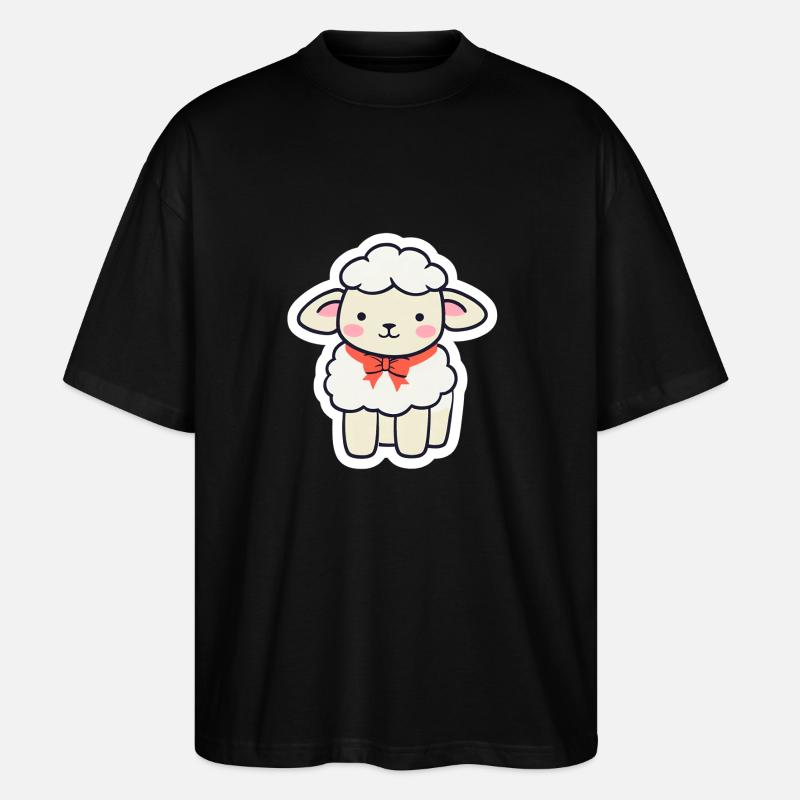 Lamm - Stanley/Stella Oversized Unisex Bio T-Shirt Blaster 2.0 - Schwarz