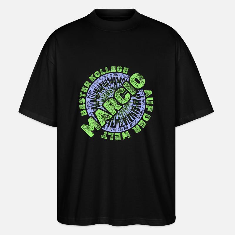 Marcio - Stanley/Stella Oversized Unisex Bio T-Shirt Blaster 2.0 - Schwarz