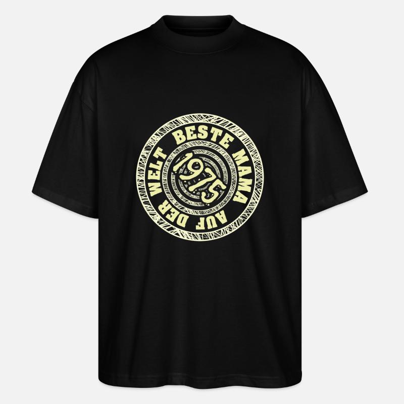 Bébé 1975 - T-shirt bio Blaster 2.0 coupe oversize Stanley/Stella Unisexe - noir