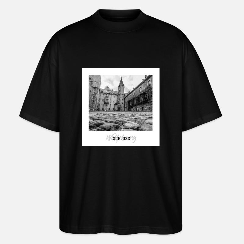 Schloss Wolfsburg - Stanley/Stella Oversized Unisex Bio T-Shirt Blaster 2.0 - Schwarz