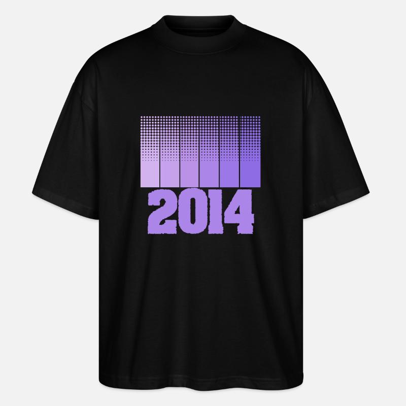 2014 - Stanley/Stella Oversized Unisex Bio T-Shirt Blaster 2.0 - Schwarz