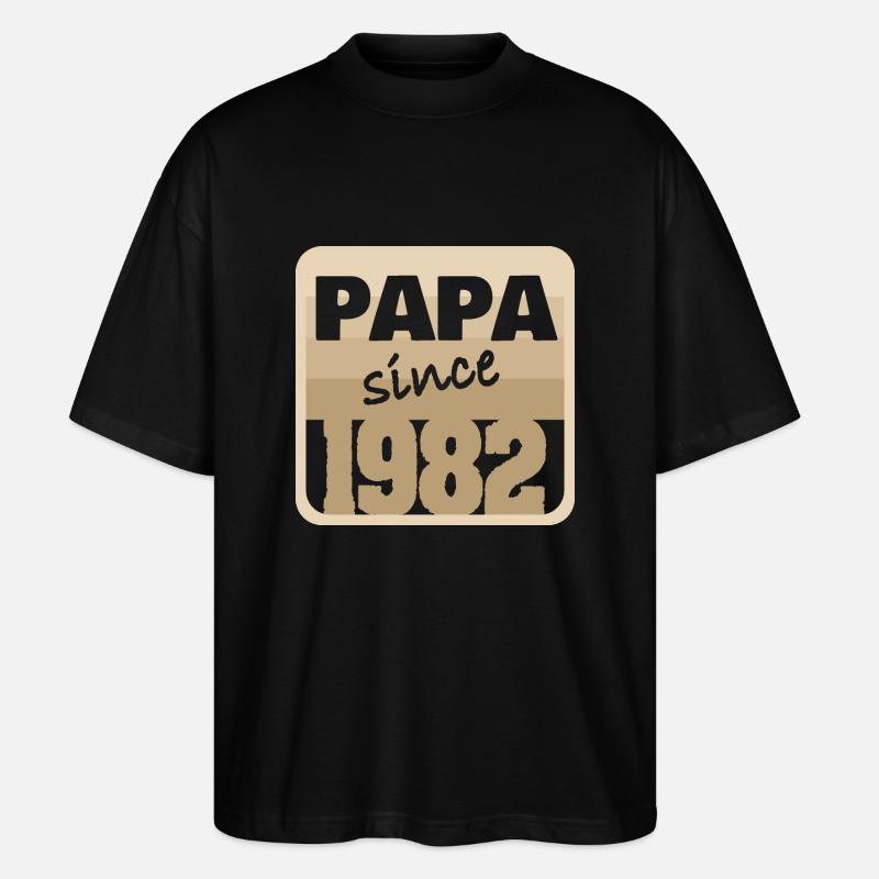 Bollerwagen 1982 - Stanley/Stella Oversized Unisex Bio T-Shirt Blaster 2.0 - Schwarz