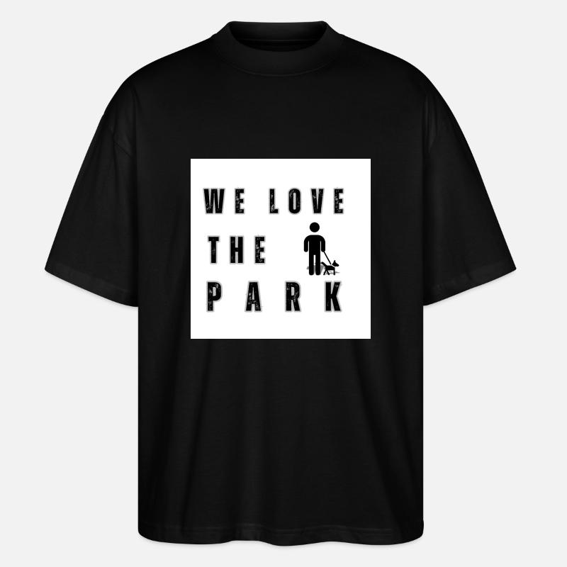 Parc à chiens - T-shirt bio Blaster 2.0 coupe oversize Stanley/Stella Unisexe - noir