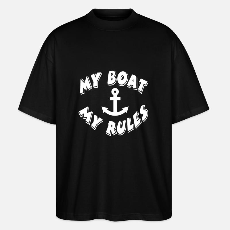 Boot - Stanley/Stella Oversized Unisex Bio T-Shirt Blaster 2.0 - Schwarz