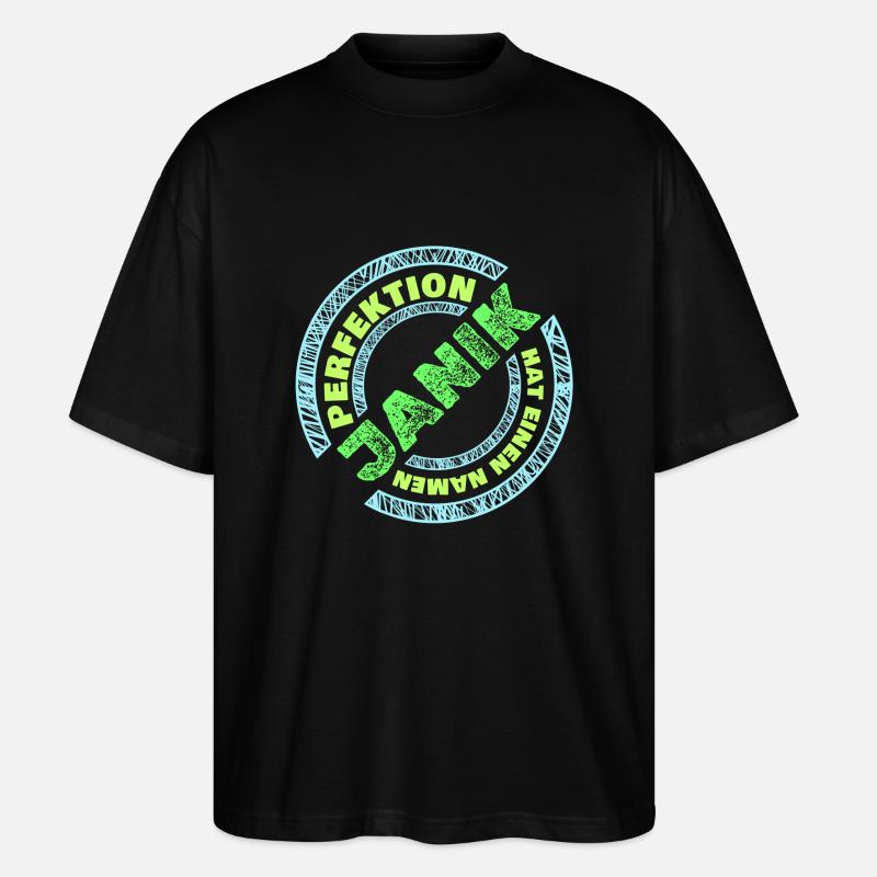 Janik Janik - Stanley/Stella Oversized Unisex Bio T-Shirt Blaster 2.0 - Schwarz