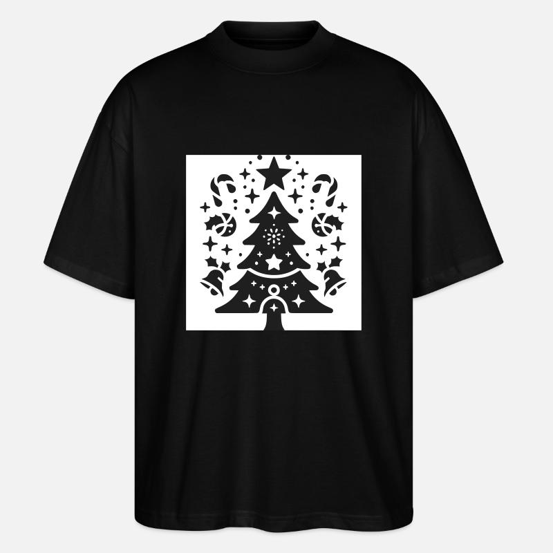 Christmas - Stanley/Stella Oversized Unisex Bio T-Shirt Blaster 2.0 - Schwarz