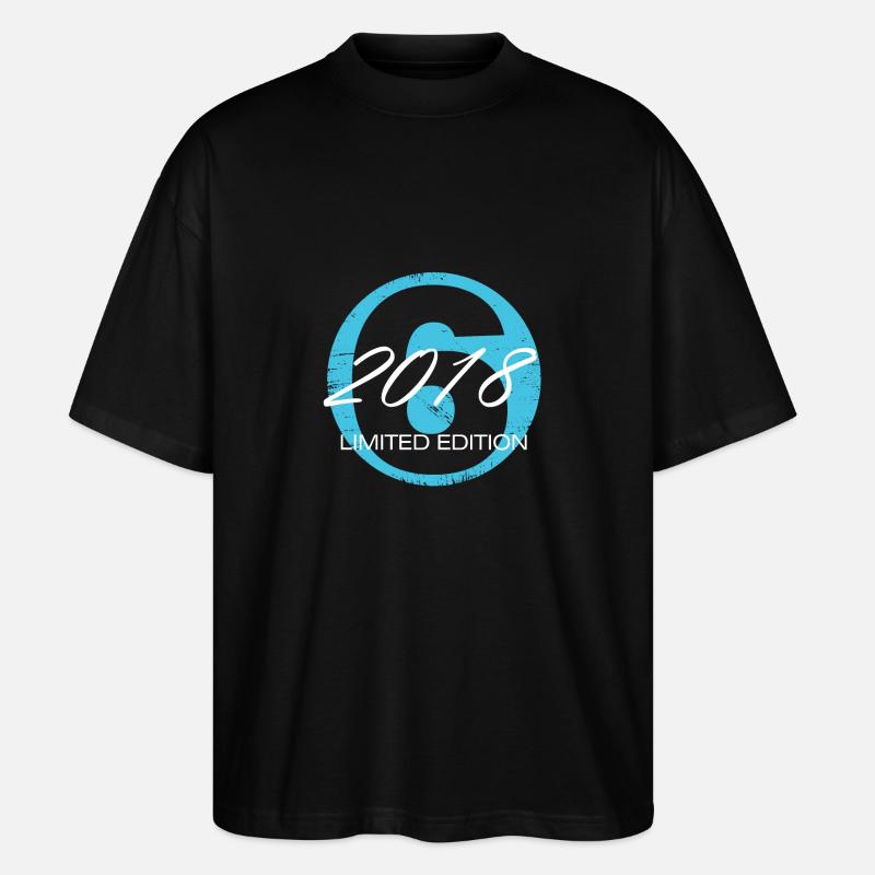 6 ans d’âge Edition Limitée - T-shirt bio Blaster 2.0 coupe oversize Stanley/Stella Unisexe - noir