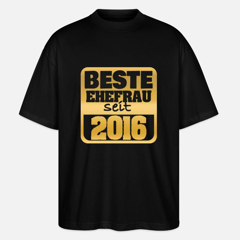 2016 - Stanley/Stella Oversized Unisex Bio T-Shirt Blaster 2.0 - Schwarz