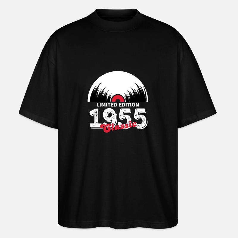 Limited edition 1955 Classic vinyle - T-shirt bio Blaster 2.0 coupe oversize Stanley/Stella Unisexe - noir
