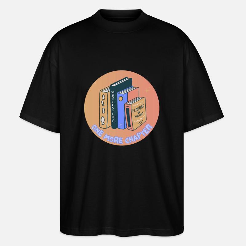 Noch ein Kapitel - Stanley/Stella Oversized Unisex Bio T-Shirt Blaster 2.0 - Schwarz