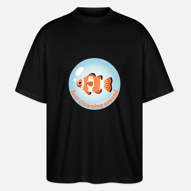 Nur herumalbern - Stanley/Stella Oversized Unisex Bio T-Shirt Blaster 2.0 - Schwarz