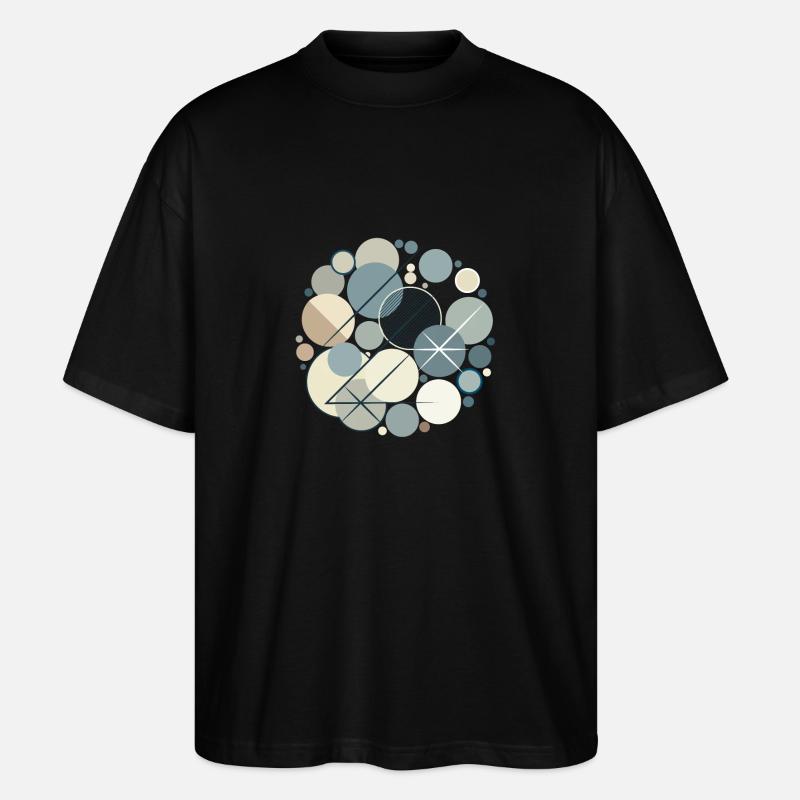 Conception Serene Shapes - T-shirt bio Blaster 2.0 coupe oversize Stanley/Stella Unisexe - noir