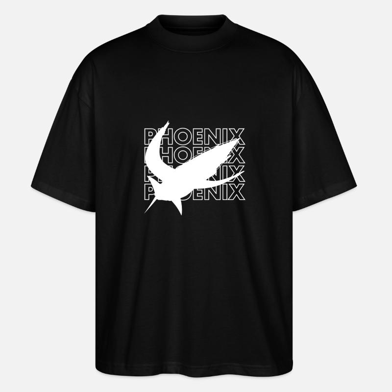 PHOENIX - Stanley/Stella Oversized Unisex Bio T-Shirt Blaster 2.0 - Schwarz