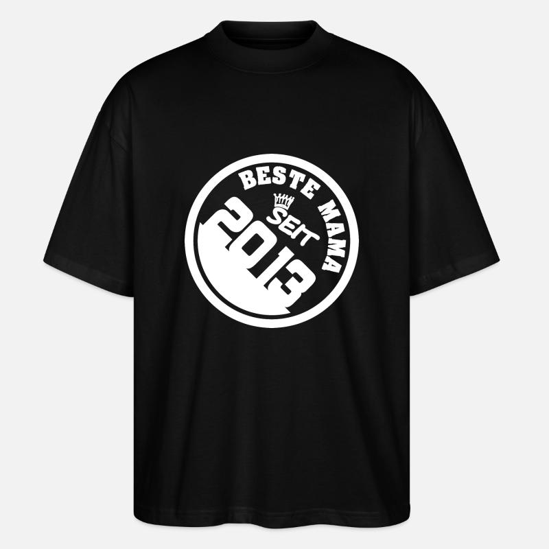 2013 - T-shirt bio Blaster 2.0 coupe oversize Stanley/Stella Unisexe - noir