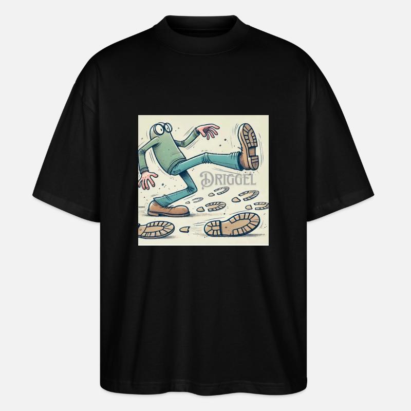 Driggel - Stanley/Stella Oversized Unisex Bio T-Shirt Blaster 2.0 - Schwarz