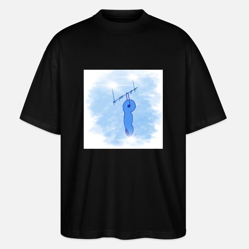 Doigt céleste - T-shirt bio Blaster 2.0 coupe oversize Stanley/Stella Unisexe - noir