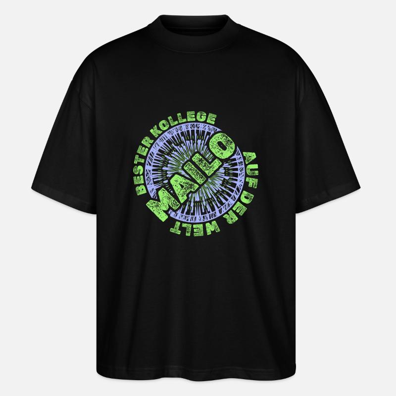 Mailo - Stanley/Stella Oversized Unisex Bio T-Shirt Blaster 2.0 - Schwarz