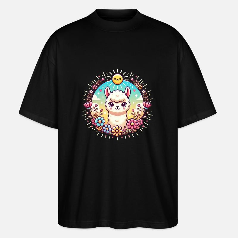 Alpaka2 - Stanley/Stella Oversized Unisex Bio T-Shirt Blaster 2.0 - Schwarz