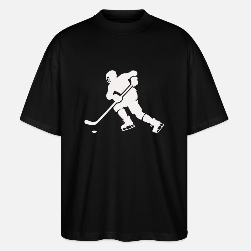 hockey - Stanley/Stella Oversized Unisex Bio T-Shirt Blaster 2.0 - Schwarz