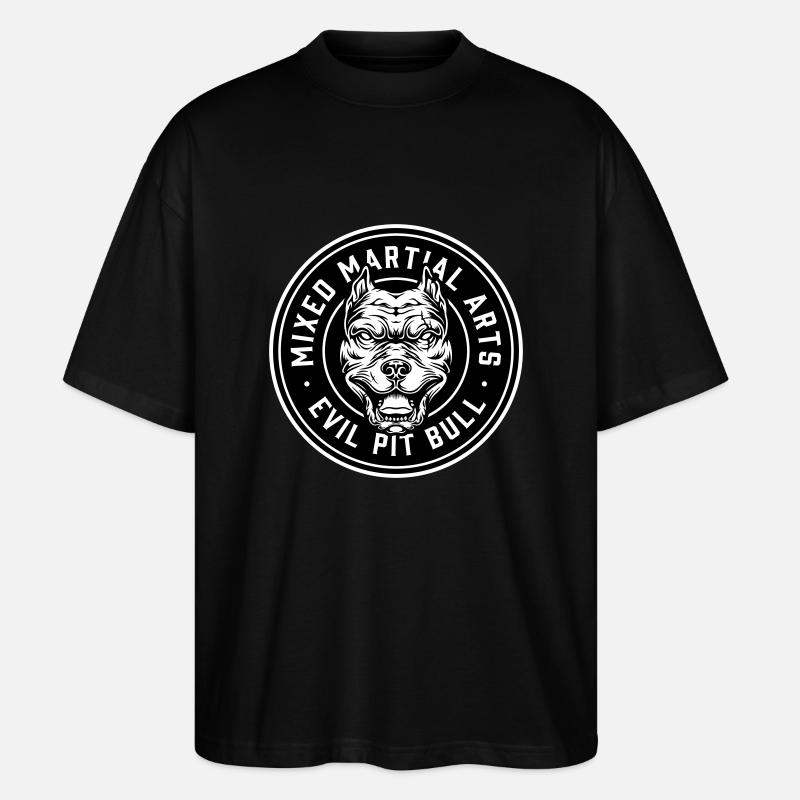 MMA-Kämpfe - Stanley/Stella Oversized Unisex Bio T-Shirt Blaster 2.0 - Schwarz