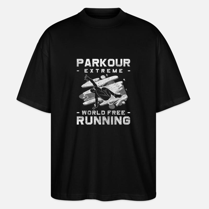 Freerunner Sport Underground - T-shirt bio Blaster 2.0 coupe oversize Stanley/Stella Unisexe - noir
