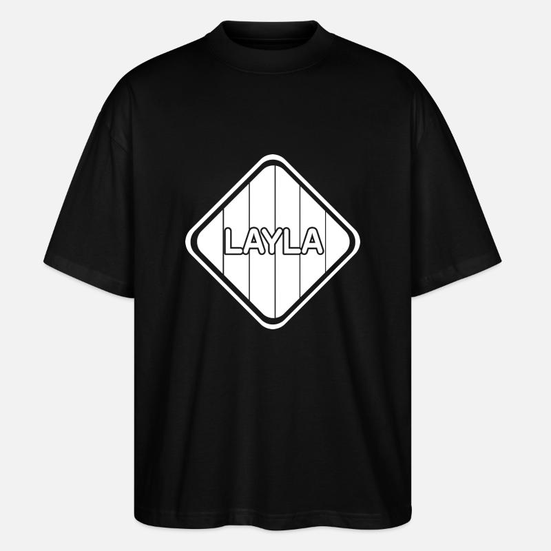 Fille Layla - T-shirt bio Blaster 2.0 coupe oversize Stanley/Stella Unisexe - noir