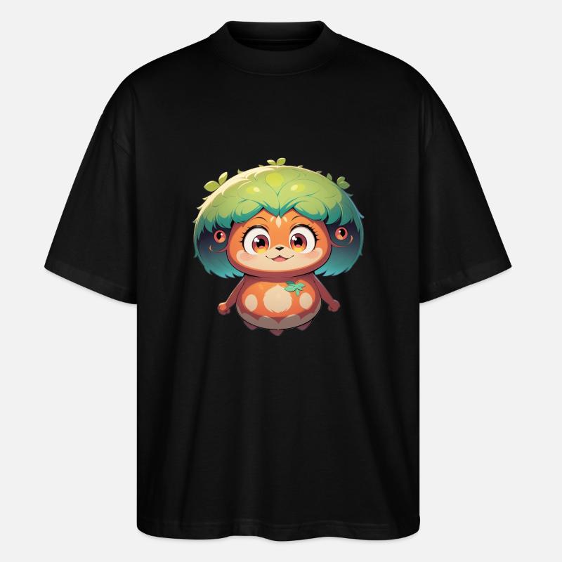 Waldmonster 0790893 - Stanley/Stella Oversized Unisex Bio T-Shirt Blaster 2.0 - Schwarz