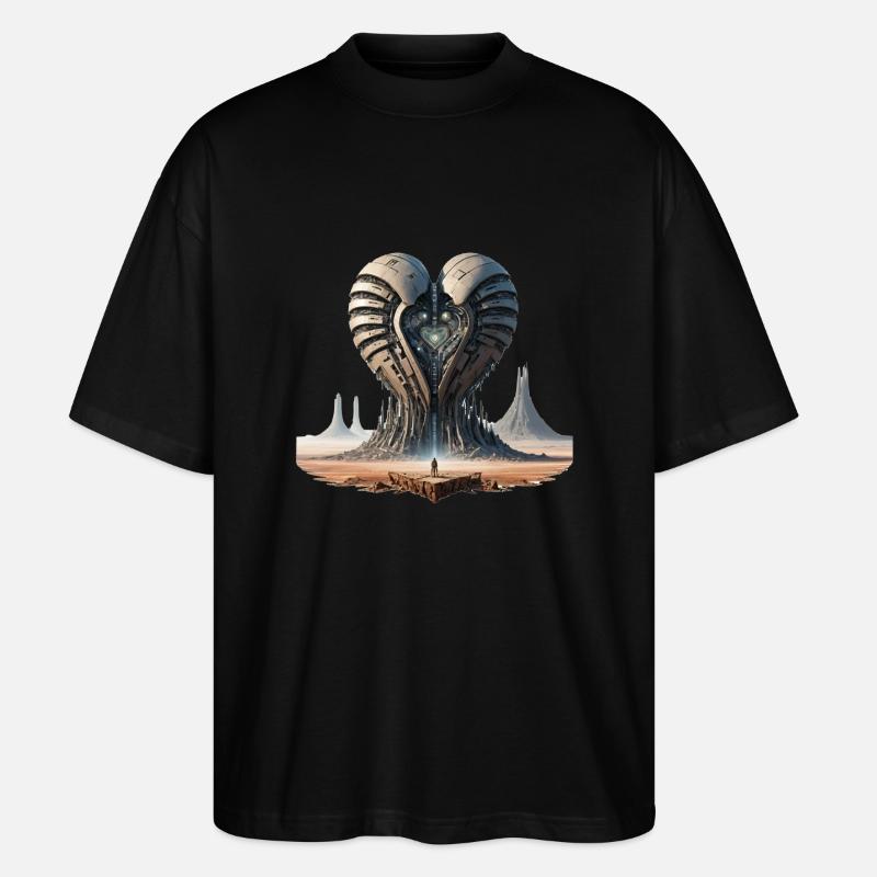Cœur d’acier 634694 - T-shirt bio Blaster 2.0 coupe oversize Stanley/Stella Unisexe - noir