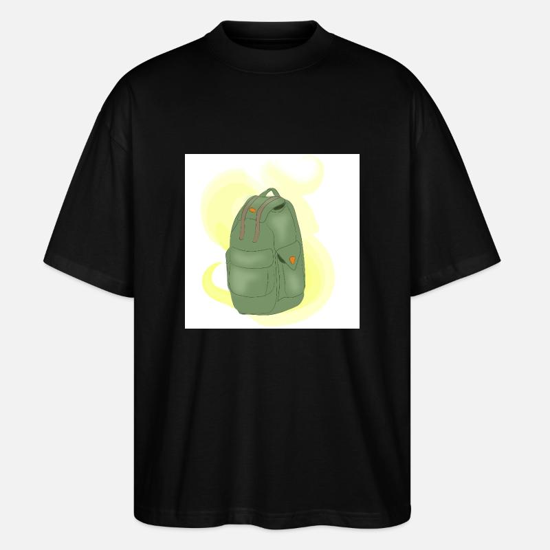 Bergrucksack - Stanley/Stella Oversized Unisex Bio T-Shirt Blaster 2.0 - Schwarz