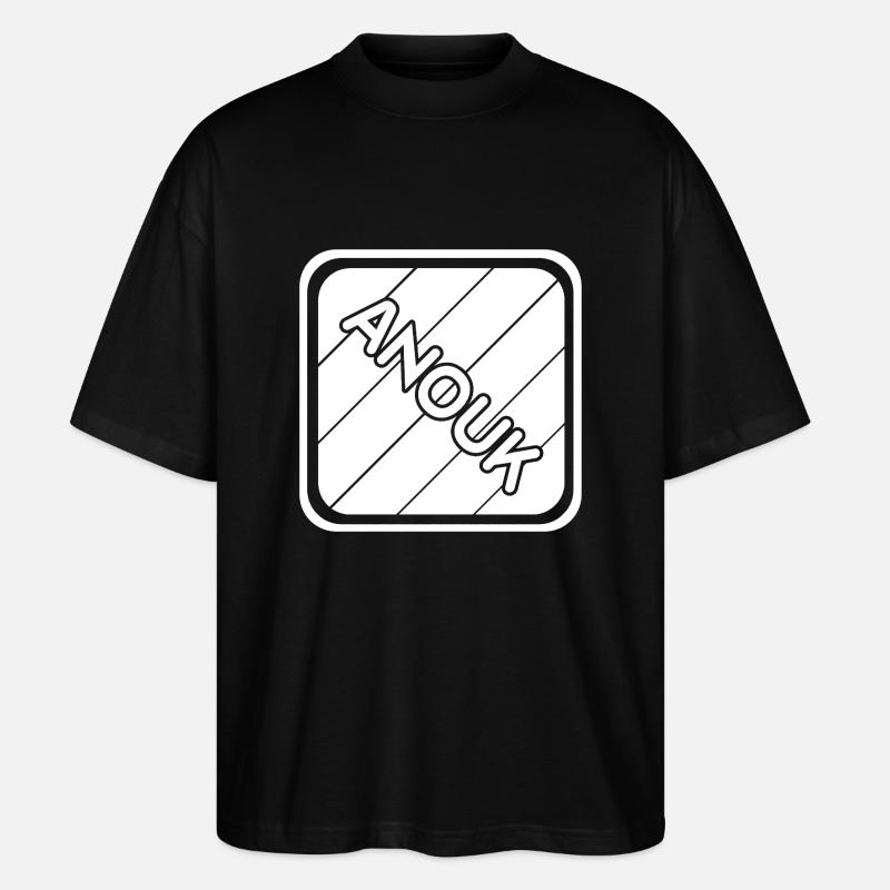 Anouk - Stanley/Stella Oversized Unisex Bio T-Shirt Blaster 2.0 - Schwarz