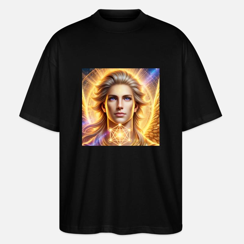 Engel Metatron - Stanley/Stella Oversized Unisex Bio T-Shirt Blaster 2.0 - Schwarz