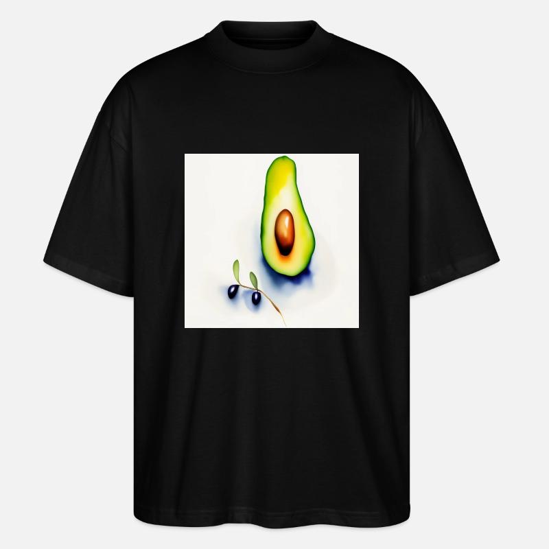 Avocado - Stanley/Stella Oversized Unisex Bio T-Shirt Blaster 2.0 - Schwarz
