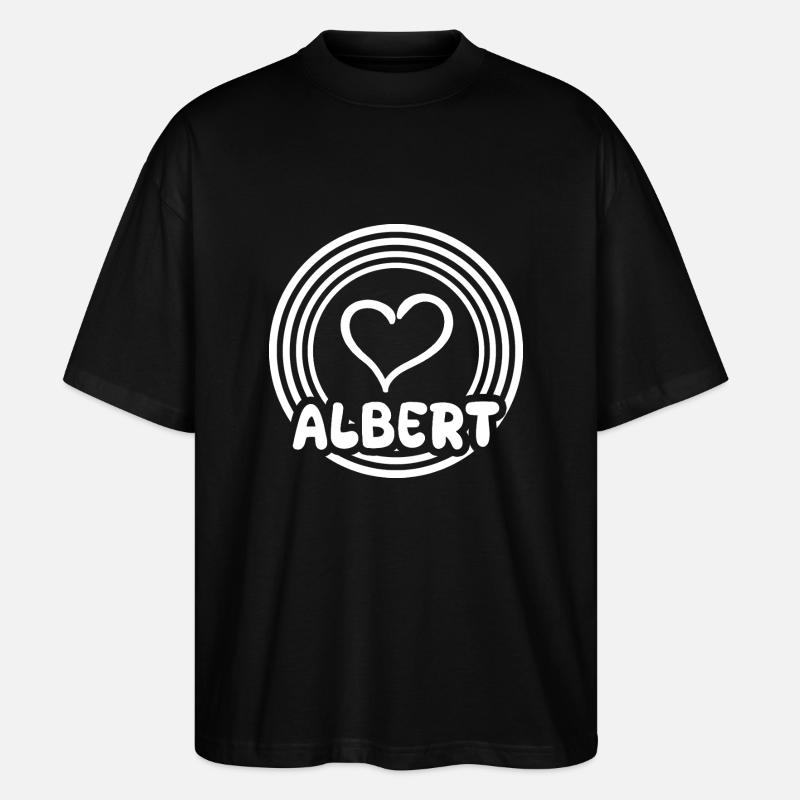 Gift for Albert - Stanley/Stella Oversized Unisex Organic T-shirt Blaster 2.0 - black