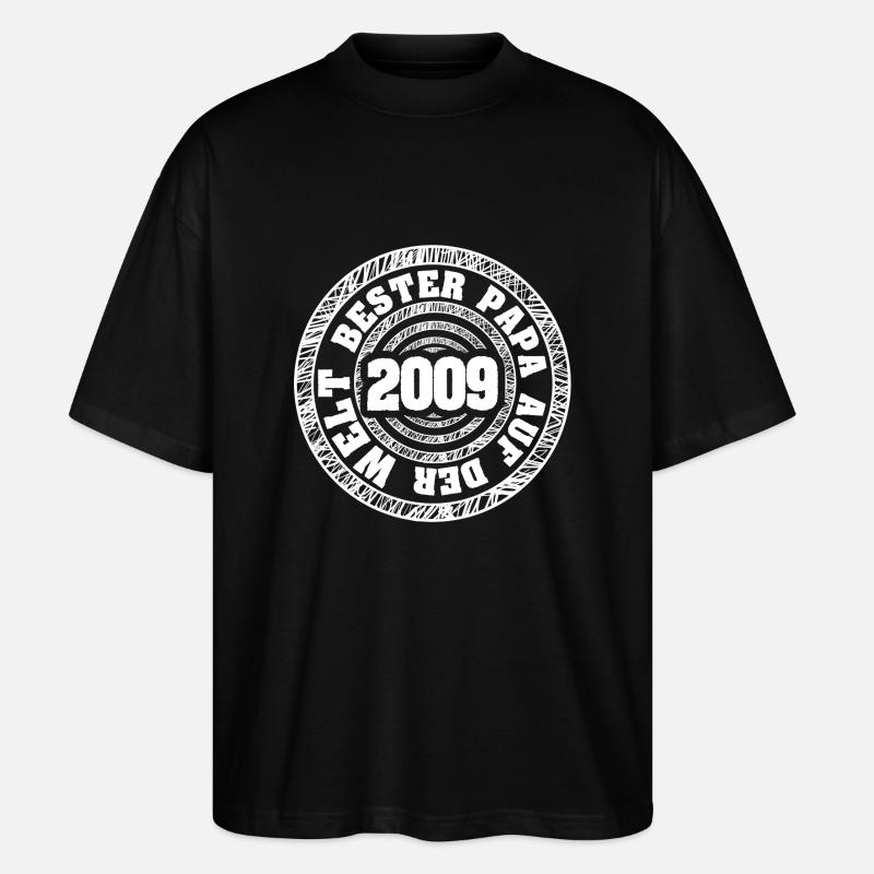 Papa 2009 - T-shirt bio Blaster 2.0 coupe oversize Stanley/Stella Unisexe - noir