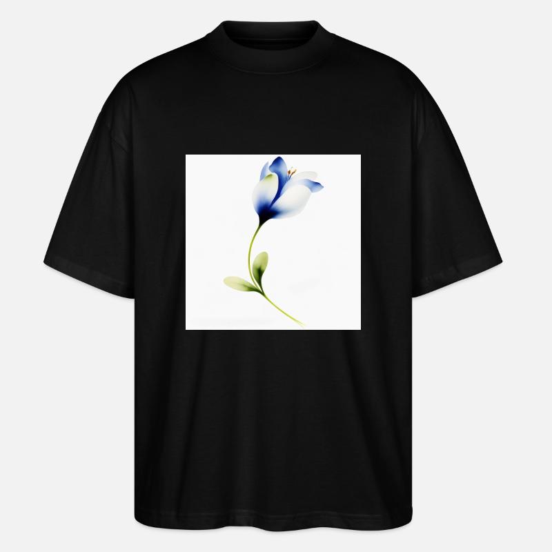 Blume - Stanley/Stella Oversized Unisex Bio T-Shirt Blaster 2.0 - Schwarz